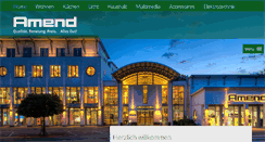 Desktop Screenshot of amend-weinheim.de